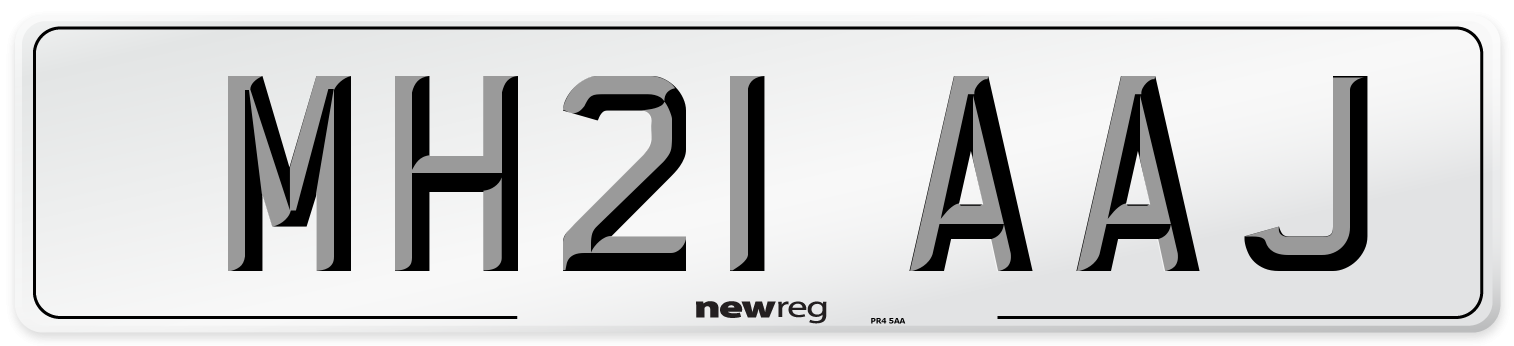 MH21 AAJ Number Plate from New Reg